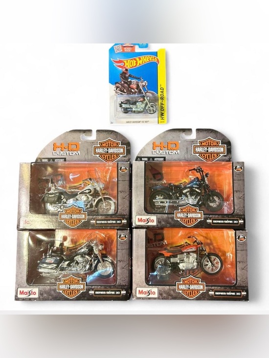 Harley-Davidson Other - Hot Wheels Harley-Davidson Fat Boy and Maisto Harley-Davidson Motorcycles Series